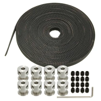 

Timing Belt Belt Pulley GT2 16T 5mm Bore For RepRap Prusa Mendel Aluminum