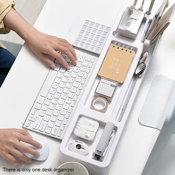 

Shelf Computer Small Objects Monitor Riser Stand Holder Rack Home Office Keyboard Storage Desktop Multi Grids Desk Organizer