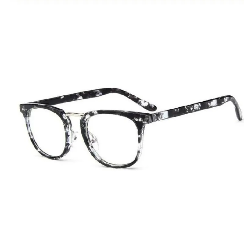 Ретро очки с заклепками оправа мужской и женский оптический оправа для очков с прозрачными линзами фирменные прозрачные женские оправы для очков L3