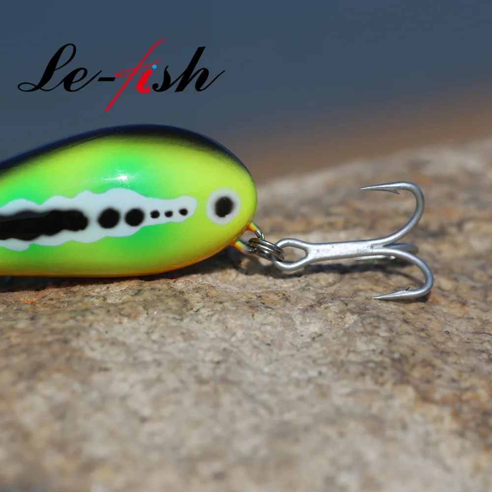 Le fish, большая игровая приманка, 97 мм, 33 г, новинка, Поппер, рыболовные приманки, верхняя водная жесткая приманка, 3D глаза, большой рот, Поппер, приманка с крюком VMC 9626