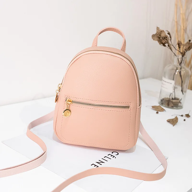 

2019 Korean-style INS-Style Candy-Colored Mini Backpack Messenger Bag Phone Coin Purse