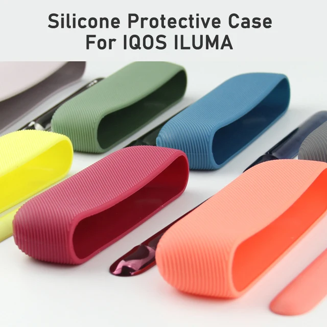 Silicone Protective Case + Side Cover for IQOS ILUMA High Quality  Protective Cover for IQOS 4 ILUMA Case Outer Accessories - AliExpress