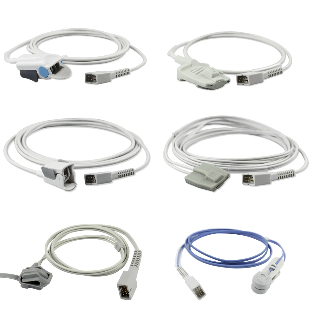 SP02 Sensor (Oximax Technology) SPO2 Probe Adult Child Neonate Veterinary DB9 7pin Pulse Oxygen Saturation | Красота и здоровье