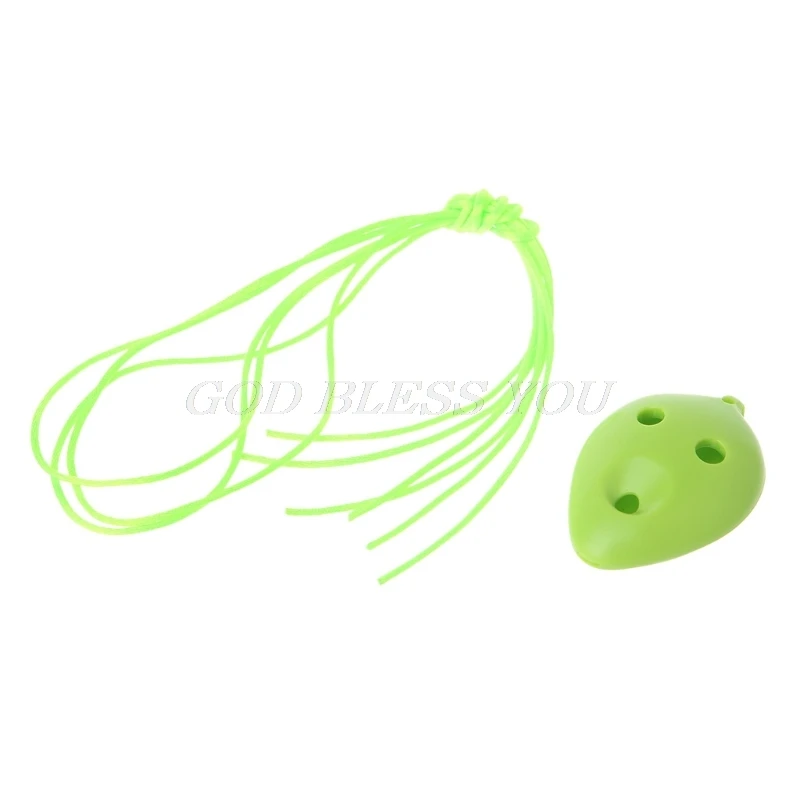 Grass Green Аксессуары для окарины 6 отверстий окарина сопрано C Ключ ABS пластик ручной работы Музыкальные инструменты подарок Прямая - Цвет: Grass Green