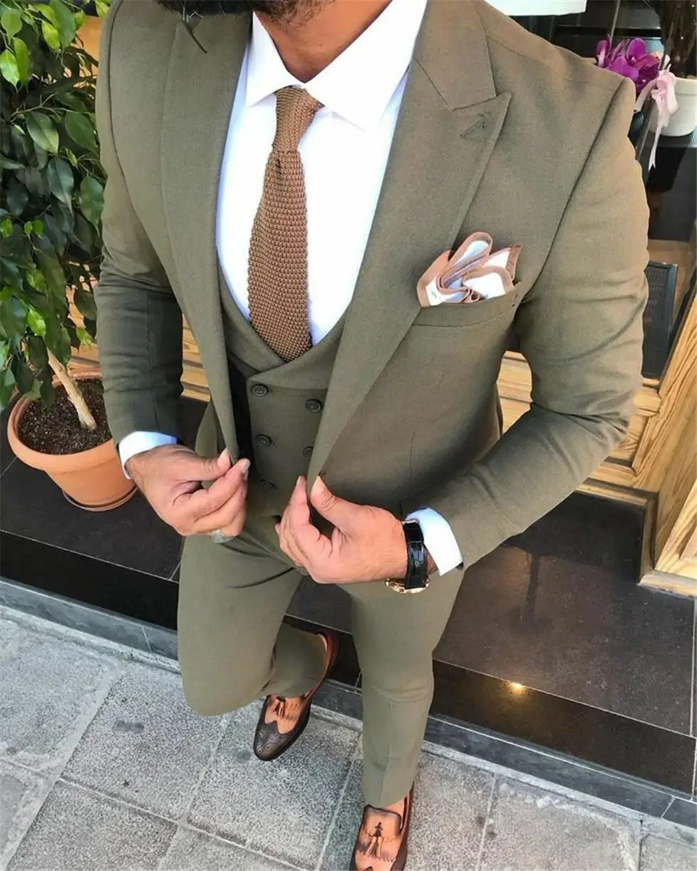 Suits Jacket Vest Pants 