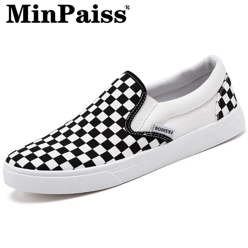 

Men Shoes Sneakers Breathable Men's Canvas Shoes -MINPAISS- Low-Tide Student Board Shoes