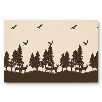 

Woods Animal Bird Simple Bathroom Non-slip Doormat Bathroom Accessories Living Room Kitchen Doormat
