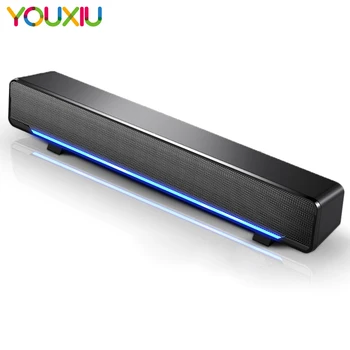 

YX-V196 Desktop Computer speaker Stereo Subwoofer Music Player Bass Surround Sound Box 3.5mm USB Audio Input for PC Laptop