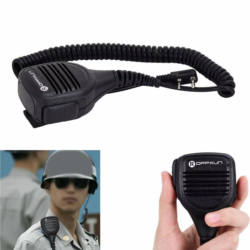 Горячая продажа Walkie Talkie части TK-4014A ручной микрофон динамик радио 2PIN для Kenwood KPG TH TK BAOFENG высокое качество