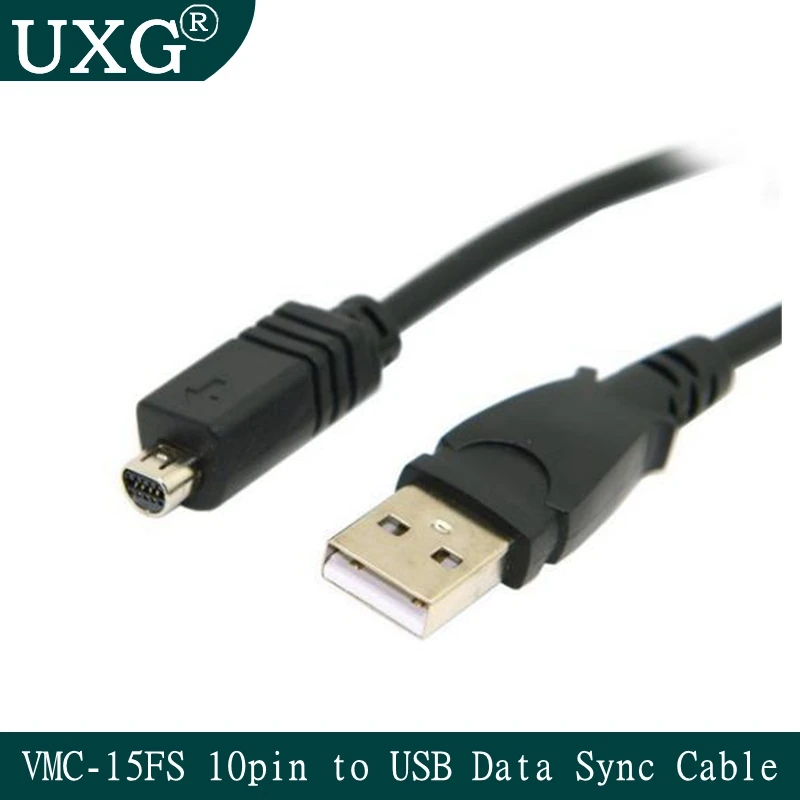 

1,5 м 5FT VMC-15FS 10pin к usb-кабель для передачи данных (синхронизации) и зарядки кабель для Sony Цифровая видеокамера Handycam загрузки фотографий и видео с камеры
