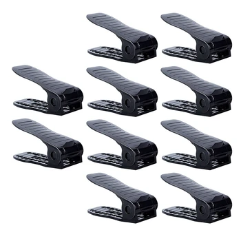 

Shoe Slots Holder,Adjustable Shoes Space Saver,Shoe Slots Organizer,Shoe Rack Set,Shoe Shoe Space Saver Rack Holder 10 Pcs