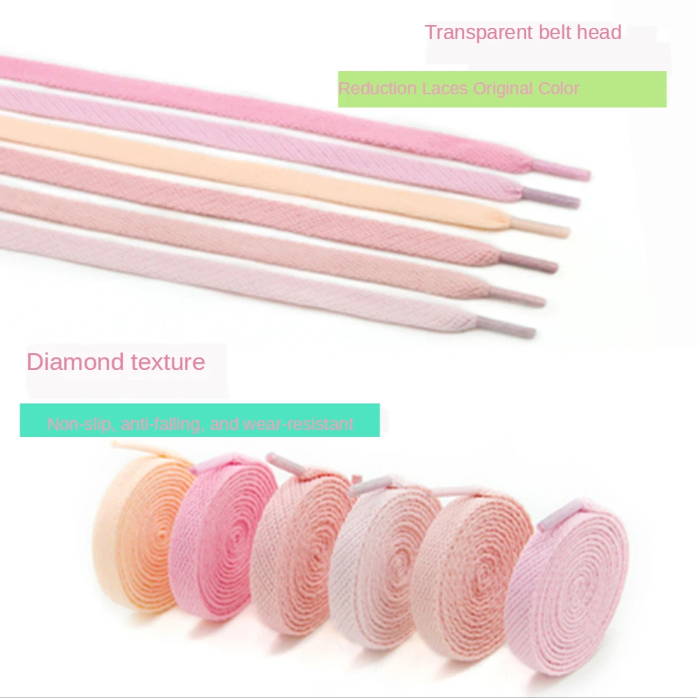 1Pair Shoelaces 140/160/180cm Fashion Shoelaces Jelly Color Flat Polyester Shoe Laces Pink Elastic Shoe Laces Accessories shoe laces elastic shoelaces elastic shoe laces shoe accessories shoelaces without ties