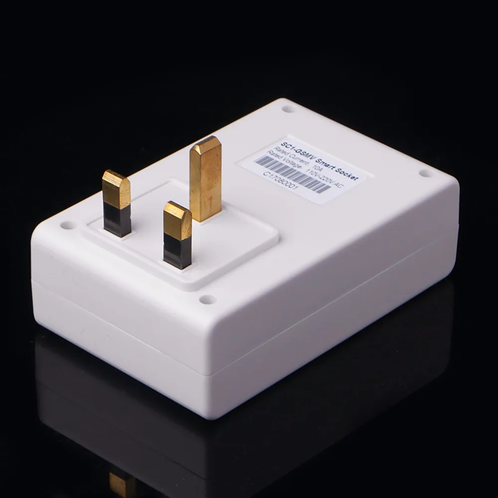 EU/UK 220V Phone RC Remote Wireless Control Smart Switch GSM Socket Power Plug Remote socket for Home Improvement