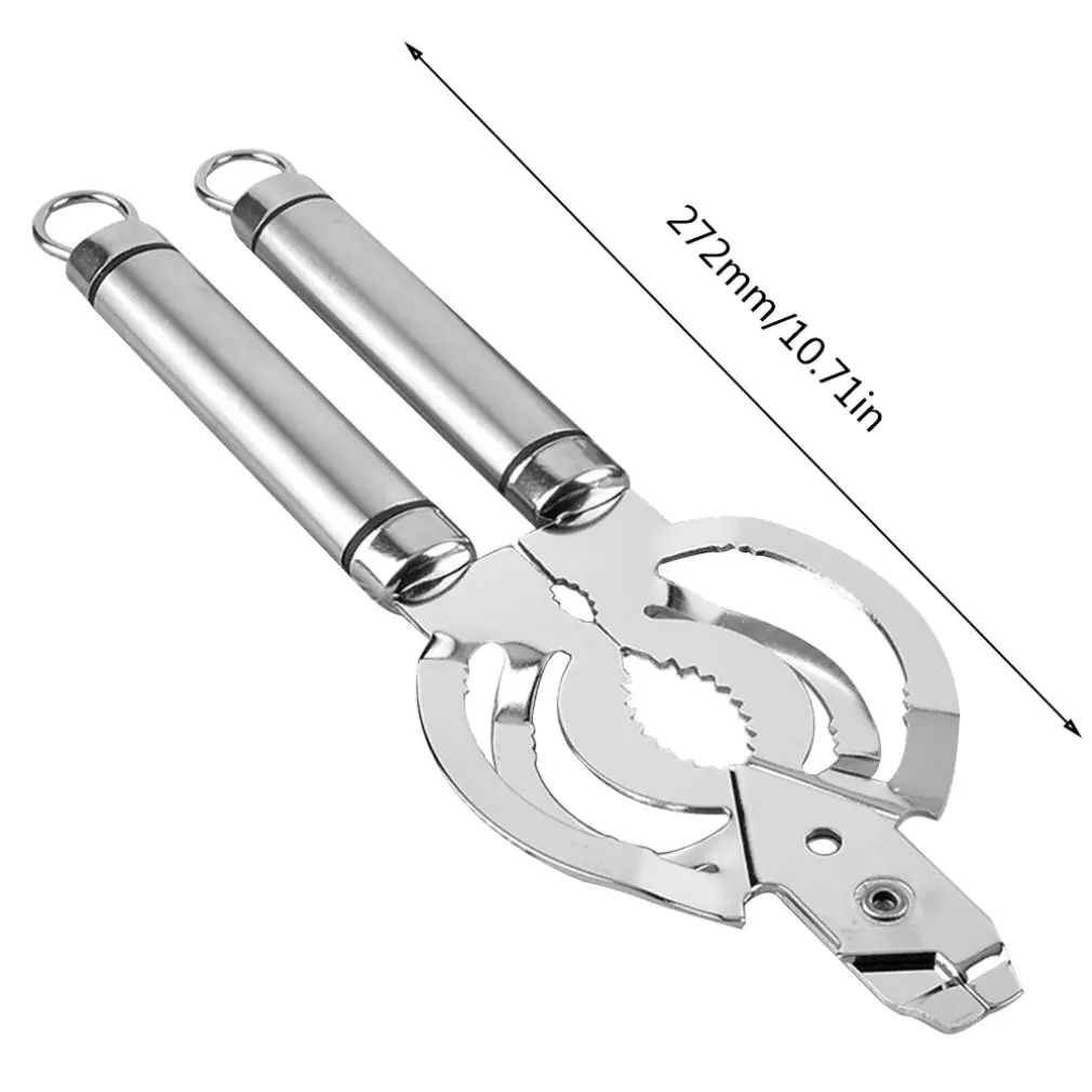 Открывалки для бутылок из нержавеющей стали, гибкие крышки для банок, колпачок, ручка, инструмент для открывания, гаджеты для приправ, соусов, консервов