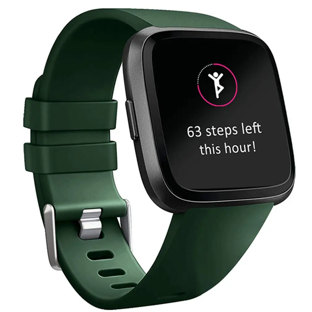 Для Fitbit Versa, 2 ремешка, силиконовые браслеты, ремешки, сменный ремешок для Versa Lite, 6,7-8,1 дюймов, Смарт-часы, браслет - Цвет ремешка: 5