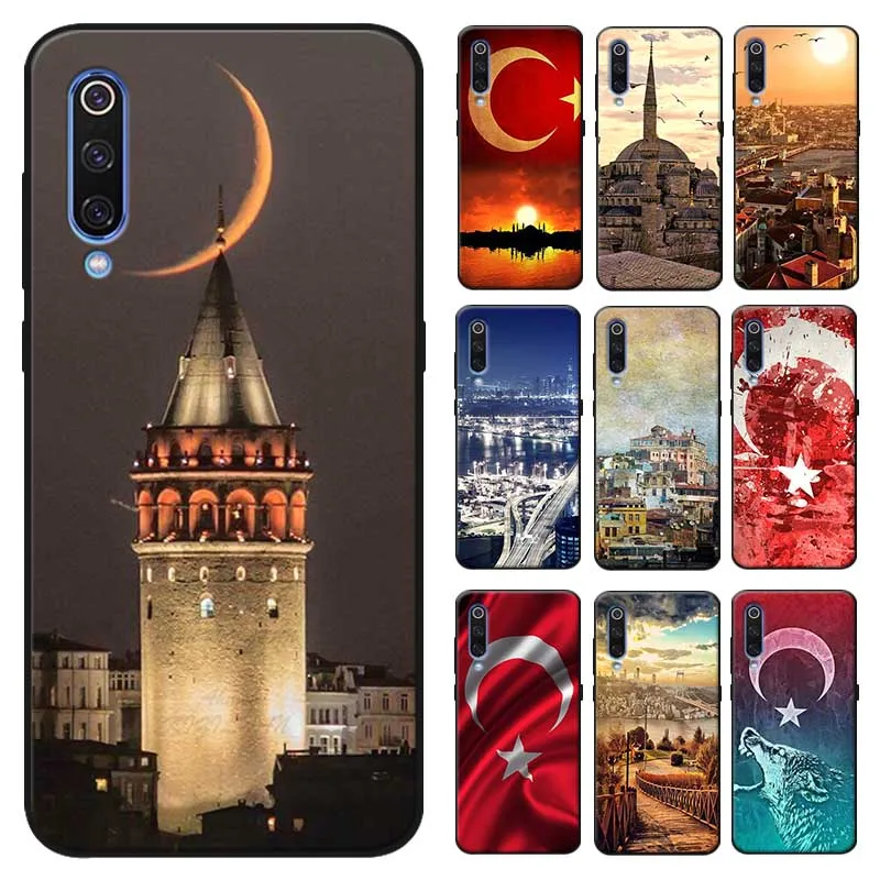 Flag of Turkey Istanbul Phone Case for xiaomi mi 10 pro 9 9t se 8 pocophone f1 mix 3 Soft silicone Cover |