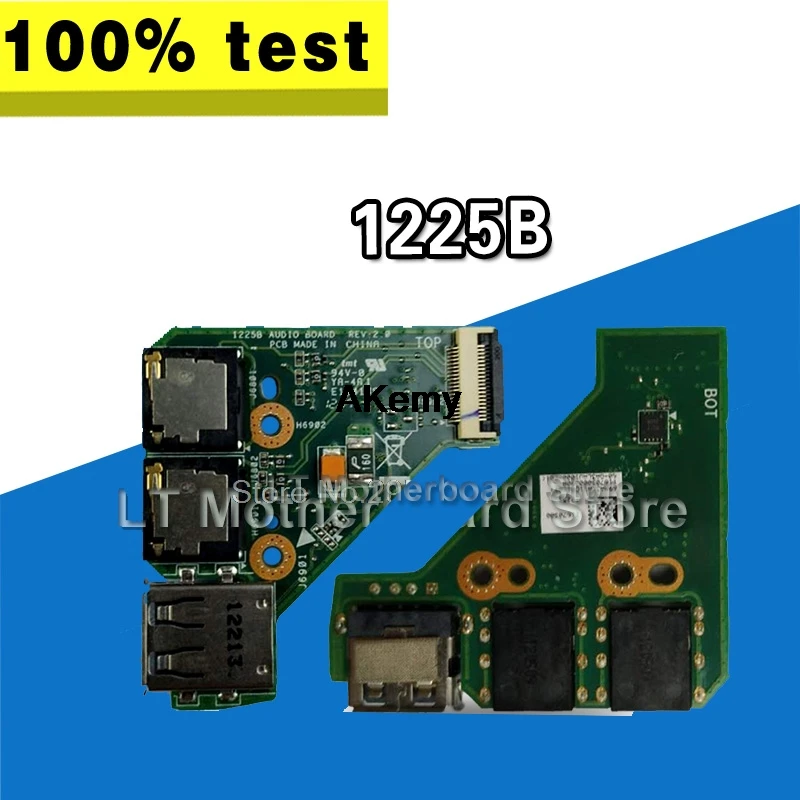 Для For Asus 1225 1225B 1225C ноутбук аудио USB IO Плата интерфейса звуковая кардридер плата