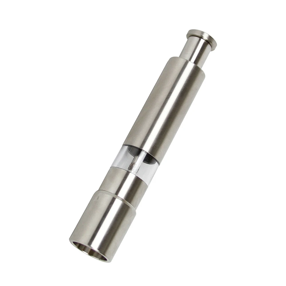 Нержавеющая сталь большой палец Push соль перец специй Соус мельница Muller Stick ручная