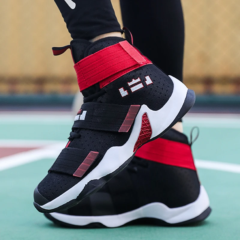 Новая мужская баскетбольная обувь; zapatillas hombre Deportiva Lebron; дышащие мужские Ботильоны; баскетбольные кроссовки; спортивная обувь