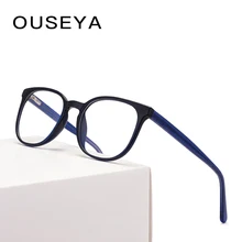 TR90 ацетатные очки Женские аксессуары модные прозрачные Модные оптические оправа с линзами при миопии# LS8004