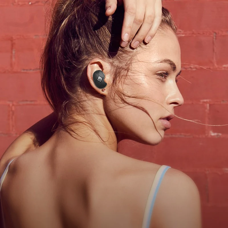 V5 TWS Bluetooth 5,0 Беспроводные наушники с шумоподавлением, игровая Спортивная стерео гарнитура с микрофоном, зарядная коробка для смартфона