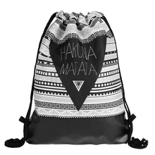 AliExpress Лидер продаж кожаный подошва модный мешок с кулиской с принтом AliExpress Лидер продаж женский рюкзак с кулиской рюкзак