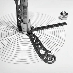 Drawing Ruler Multi-function Edc Compasses Creative Drawing Tool Art Compasses With Magnetic Ruler Drawing Supplies