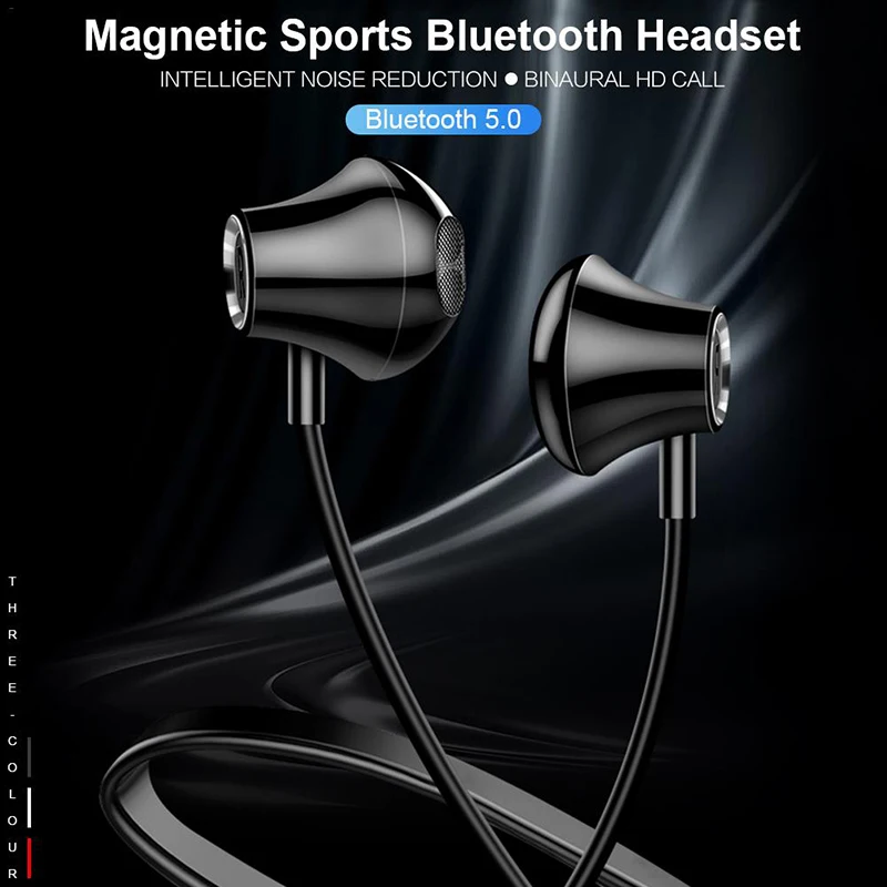 Magenetic, Bluetooth, Висячие Наушники, 5,0 гарнитура, спортивные шейные беспроводные наушники, наушники с микрофоном для всех телефонов