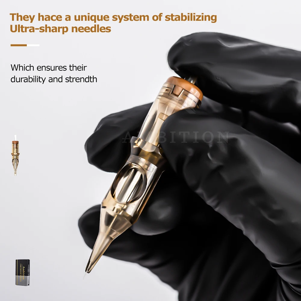 Embition тату картридж иглы модуль 20 шт круглый вкладыш #10 bugpin (0 30 мм) 1RL 3RL 5RL 7RL 9RL 11rl