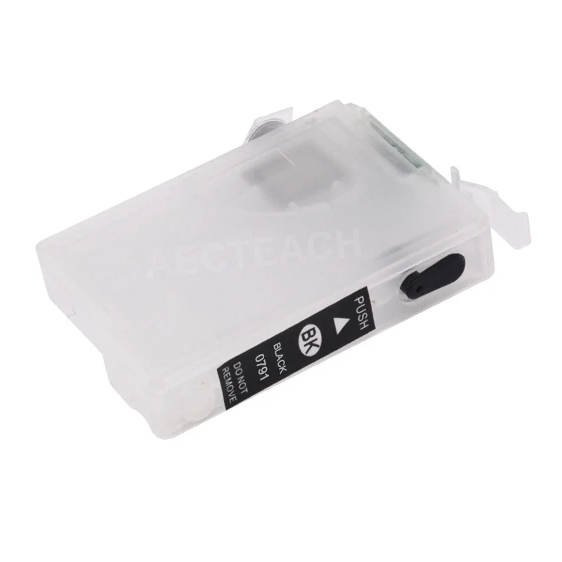 Aecteach набор чернил для заправки картриджа T0791 для Epson Stylus Photo 1400 1500W P50 Artisan 1430 принтер
