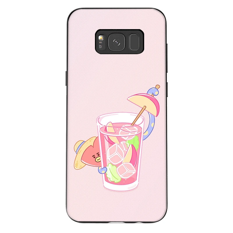 B10 Чехол для телефона для samsung M10 M20 M30 M40 S6 S7 край S9 S8 S10 S10E Plus Note 8 9 10 стильная футболка с изображением персонажей видеоигр Коя cooky милый кролик - Цвет: B10