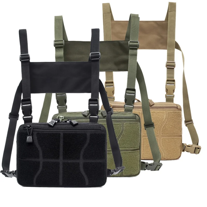 

2020 Chest Bag Adjustable Tactical Chest Rig Shoulder Bag Waist Packs Chest Recon Bag Tools Pouch Outdoor Hunting Accessories