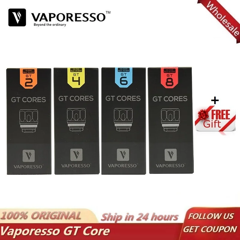 6 шт. оригинальная катушка Vaporesso GT CCELL GT2 GT4 GT6 GT8 сетчатая головка распылителя для NRG
