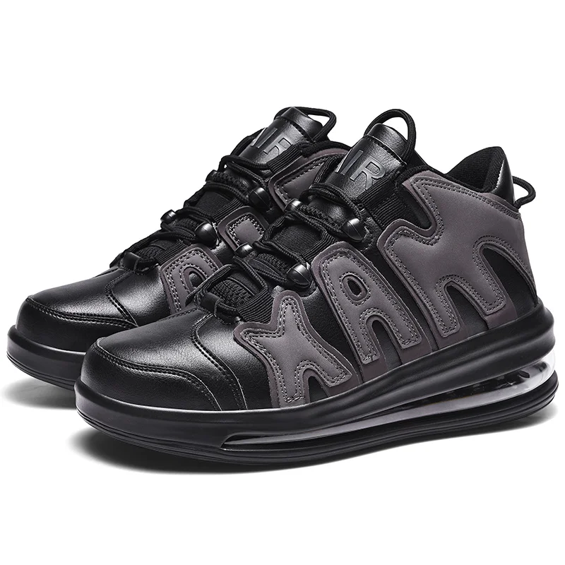 Couple Shoes High Quality Lettered Design Sports Man/women Height Increasing Keep Running Shoes Air Cushions Sneakers Size 36-46