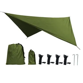 

Awning Hammock Outdoor Diamond Camping Mat Multi-function Waterproof Sunscreen Plaid Fabric BHD2
