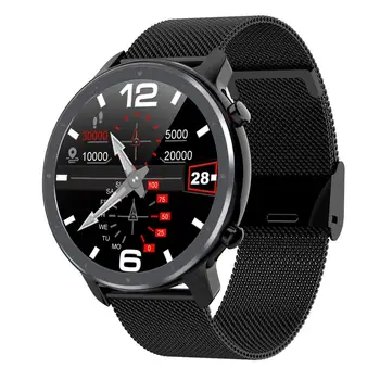 

KIWITIME L11 Smart Watch Men ECG Heart Rate Monitor Full Round Touch Smartwatch IP68 Waterproof Music Control VS DT78