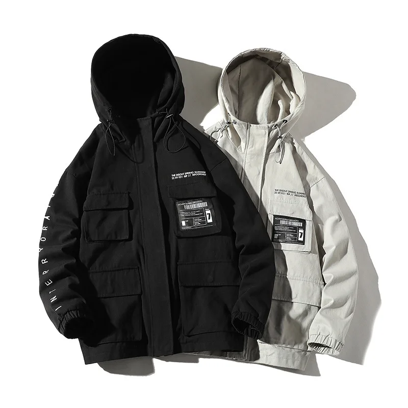 

Northern Boundary Men'S Wear 2020 Spring Clothing New Style Japanese-style Casual Loose-Fit Multi-pockets Tooling Jacket Male ST