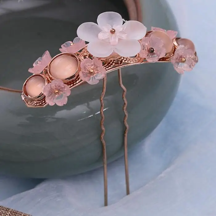 FORSEVEN Chinese Traditional Costume Hand-made Antique Hair Decoration Hairpin Girls Hair Dress Jewelry Accessories JL