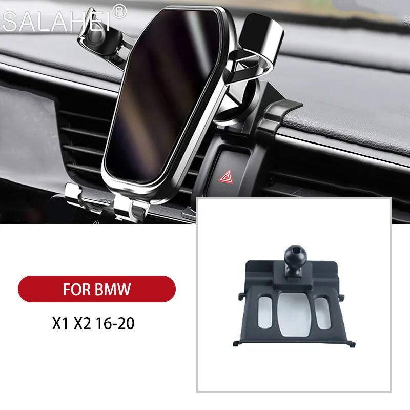 

Car Phone Holder For BMW X1 X2 X3 X4 X5 X6 X7 G01 G02 F48 F39 Smartphone Bracket High Quality 360 Degree Rotation Stand Support