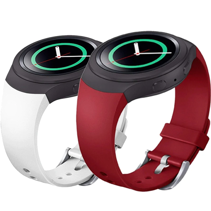 OSRUI ремешок для спортивных часов для samsung Galaxy gear S2 band R720 R730 Smart Watch Band Силиконовый браслет на запястье correa ремешок для часов