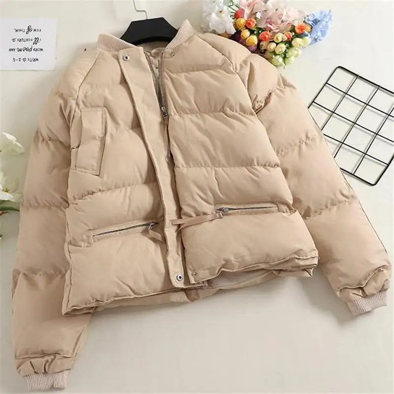 awesome  Winter cotton padded jacket mujer 2019 new fashion women outerwear slim thickening warm snow short 