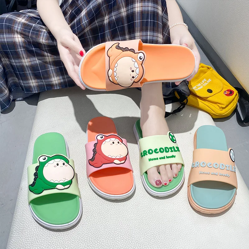 Женские шлепанцы Повседневные Дышащие Шлепанцы из литого материала закрытые на