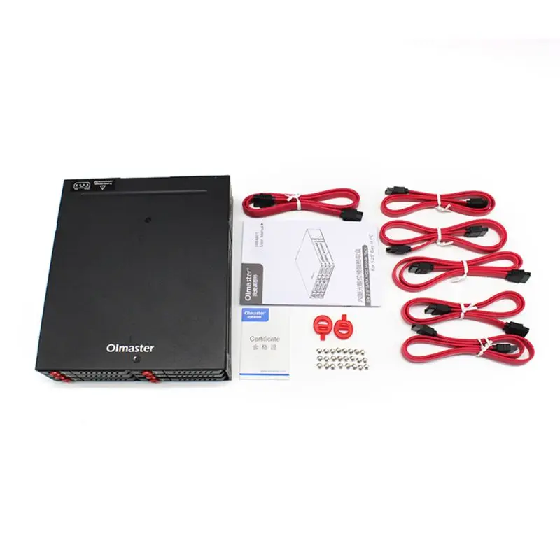 MR-6601 6 Bay жесткий диск корпус-Стойка Хранения данных для 2," SATA чехол для SSD, HDD