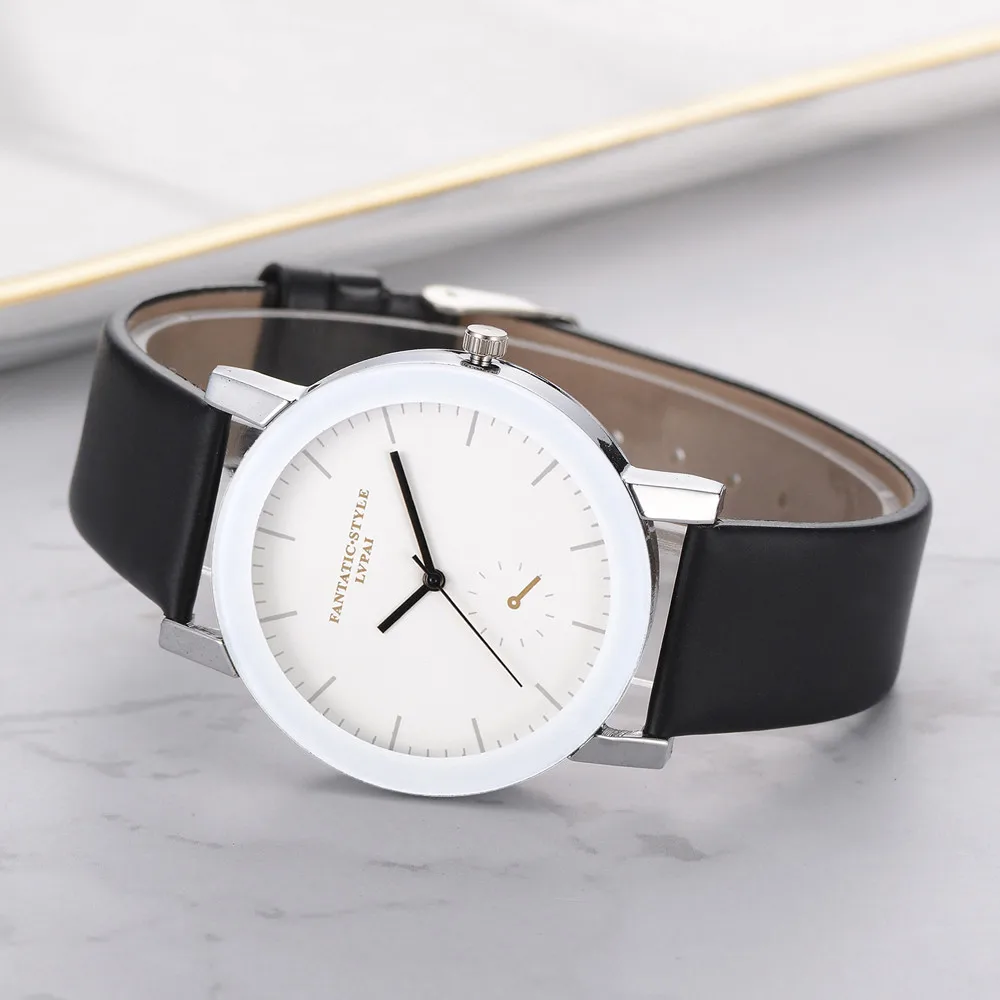 Женские кварцевые наручные часы с кожаным ремешком Relogio Feminino Montre Femme Horloge Zegarek Damski