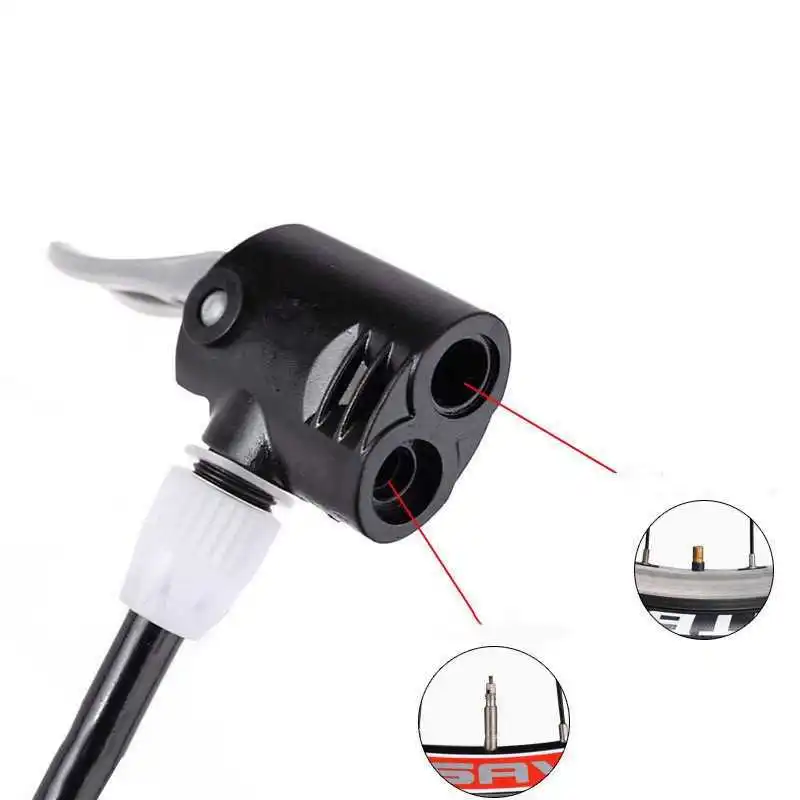 BicyclePumpNozzleHoseAdapterDualHeadPumpingPartsService