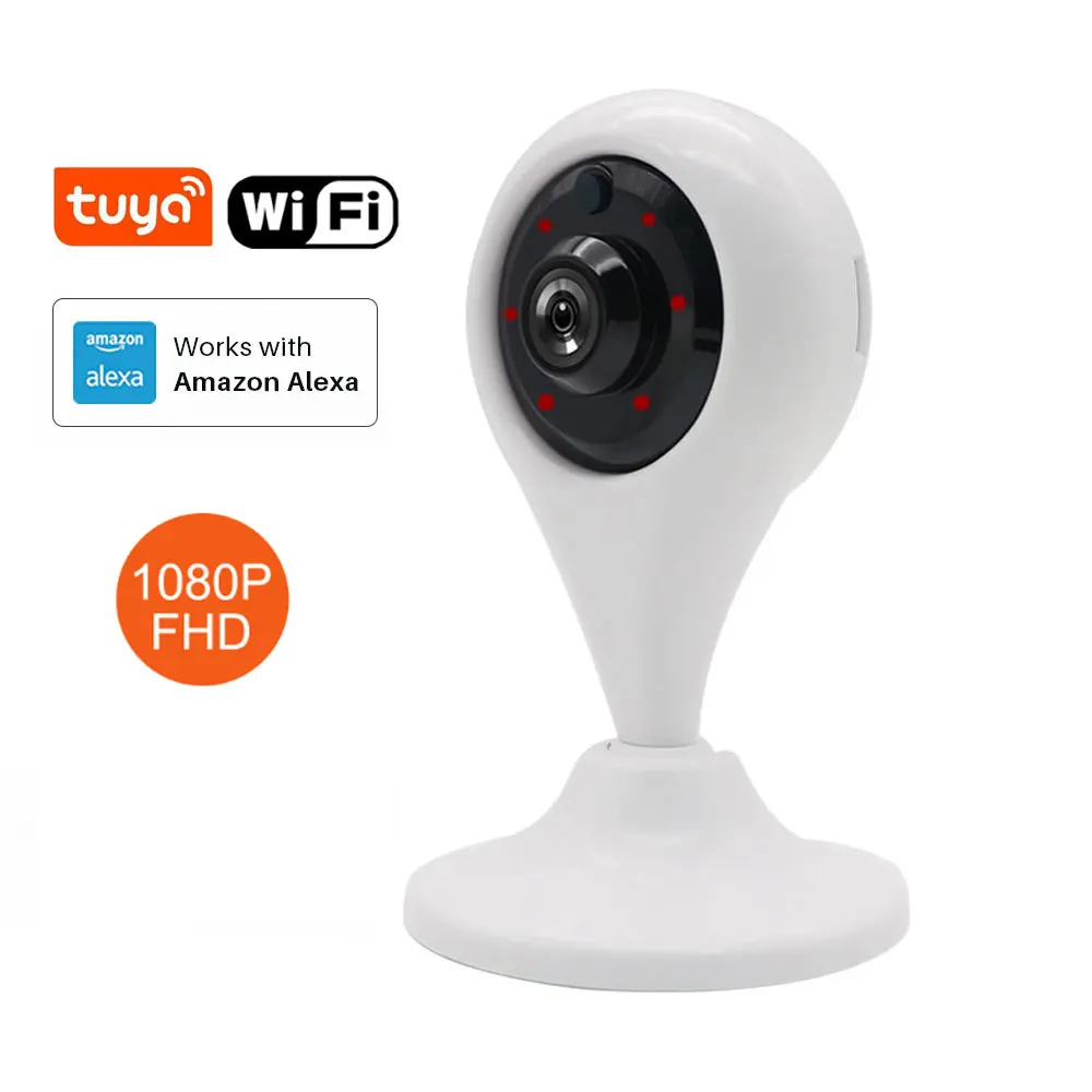 Tuya Smart Life 1080P HD WiFi камера беспроводная 2MP IP облачная камера Поддержка Amazon Alexa Echo Show Google Assistant