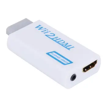 

WII TO HDMI ADAPTER WII2HDMI OUTPUT 1080P 720P CONVERTER 3.5MM AUDIO FULL HD high quality