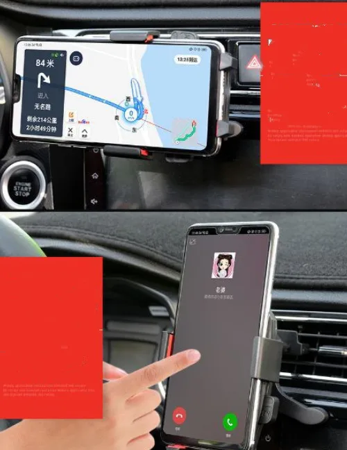 Держатель на вентиляционное отверстие автомобиля подставка для IPhone автомобильный держатель телефона Автоматическая блокировка держатель мобильного телефона поддержка 360 градусов вращения аксессуары для телефона
