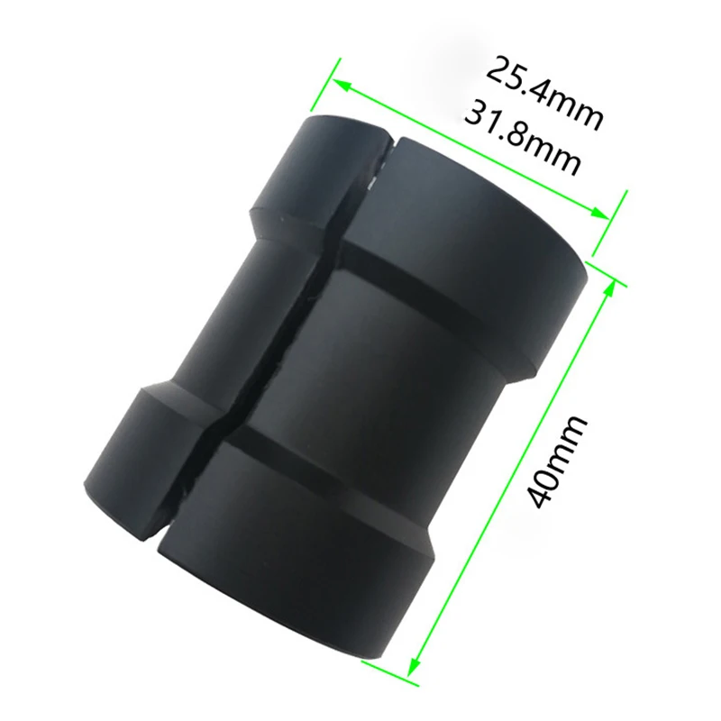 

Black Bicycle Bike Handlebar Bar Shim Spacer Stem Reducer 25.4mm to 31.8mm 40mm Length bike bicycle accessory part
