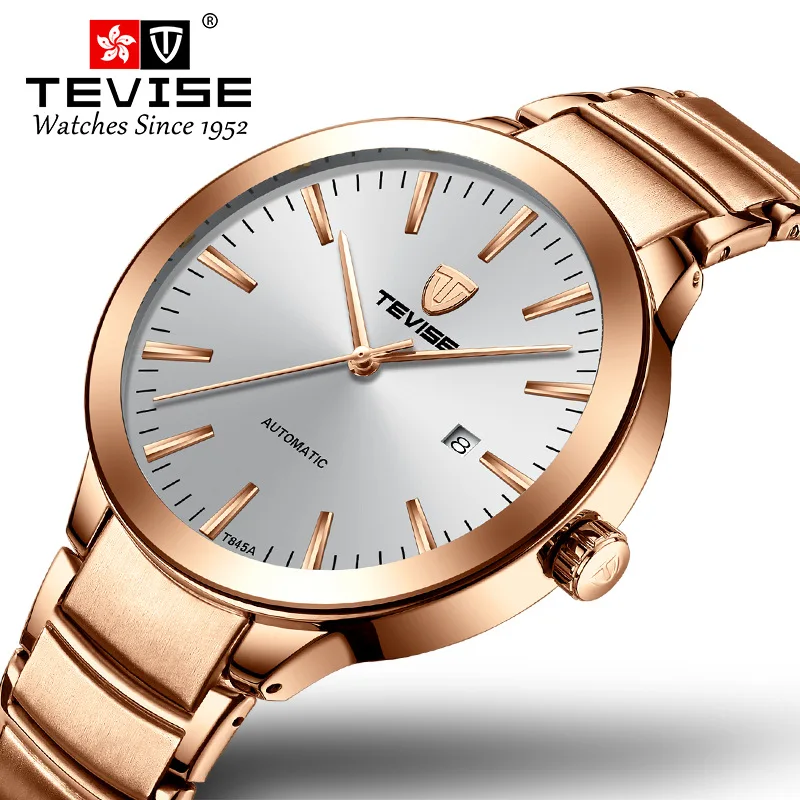 TEVISE Топ бренд Automatico Relogio Masculino роскошные механические часы для мужчин Tourbillon часы с каркасом военные мужские часы подарки